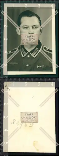 Orig. Foto Portrait Porträt Soldat Passfoto Uniform