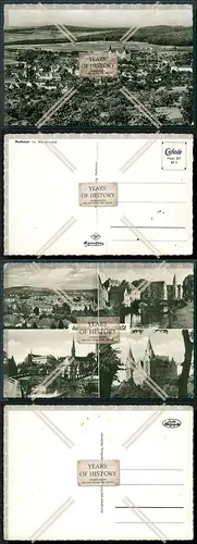 Orig. Foto AK 2x Hadamar Hessen Luftbild Panorama vom Ort 