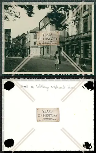 Orig. Foto  Dorf bei Weilburg im Westerwald Straßenansicht