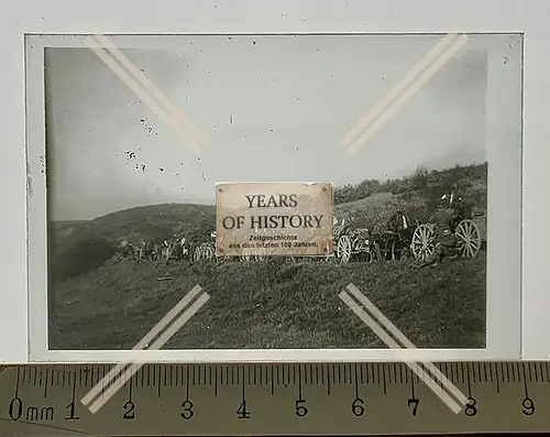 Orig. Glas Dia 1.WK Soldaten Vormarsch Belgien Frankreich