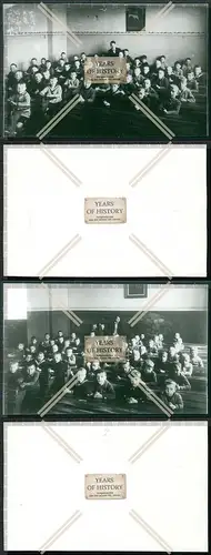Foto 17×12cm Schulklasse Hamburg 1936-39 Klassenzimmer mit Lehrer und Schüler