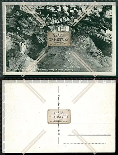 Orig. AK Bad Segeberg Räucherkammer in der Höhle im Kalkberg