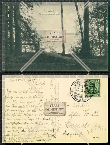 Orig. AK Ostseebad Timmendorfer Strand Lübeck Travemünde 1913 gelaufen 