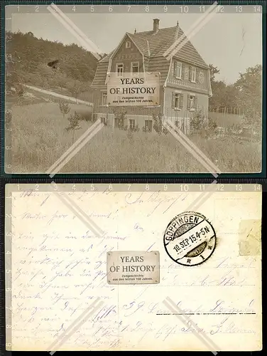 Orig. Foto AK Göppingen Haus Ansicht 1915 Feldpost gelaufen