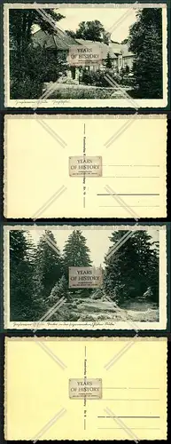 Orig. AK 2x Jagdschloss Göhrde Lüchow-Dannenberg Kurfürst Georg Ludwig 1933 