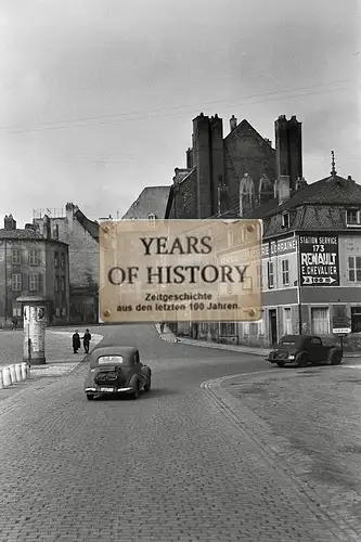 Foto kein Zeitgenössisches Original Frankreich Belgien Straßenansicht Fahrzeuge