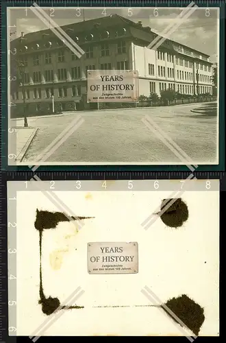 Orig. Foto Bunzlau 1933 Boleslawiec Bunzel Niederschlesien Polen Gebäude Stra�