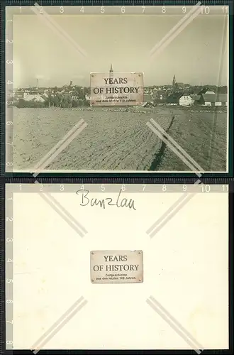 Orig. Foto Bunzlau 1933 Boleslawiec Bunzel Niederschlesien Polen Panorama