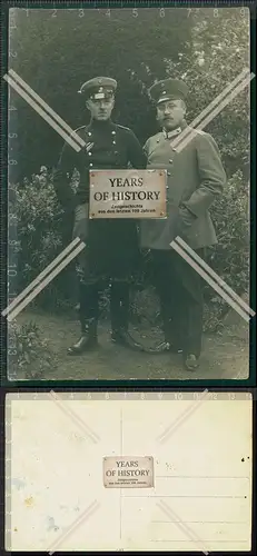 Orig. Foto  AK Lich bei Gießen 1915 Soldat mit Vater oder Bruder