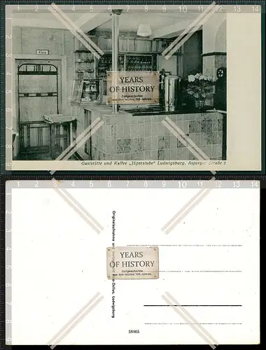 Orig. AK Ludwigsburg 1933 Asperger Straße 2 Gasthof Jägerstube Gaststätte un