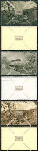 Orig. Foto AK 3x Bei Freiburg Schwarzwaldhaus Dorf Ansicht 1933