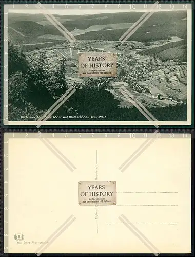 Orig. Foto AK Oberschönau von Hohe Möst Steinbach-Hallenberg 1940 Schmalkalde