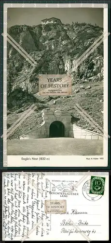 Orig. Foto AK Bunker Stelter Kehlsteinhaus Eingang Aufzug Berchtesgaden Teehaus