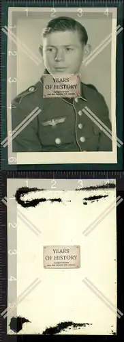 Orig. Foto Portrait Soldat Passfoto Format Wehrmacht 1940