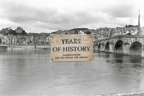 Foto kein Zeitgenössisches Original Fluss Kirche Straßenansicht Brücke Frankreic