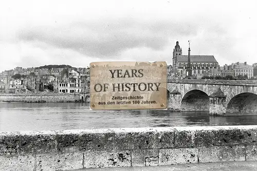 Foto kein Zeitgenössisches Original Fluss Kirche Straßenansicht Brücke Frankreic