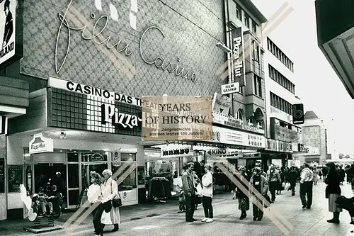 Foto Dortmund Innenstadt 1967 Geschäfte Pizza Hut Film Casino Kino und vieles 