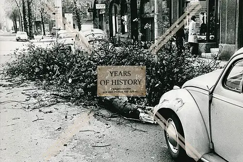 Foto Dortmund Innenstadt aufräumen nach schweren Sturm umgefallen der Bäume 1