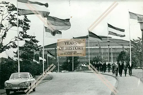 Foto Dortmund Gelände Straße vor Westfalenhalle Stadion BVB 1965-70