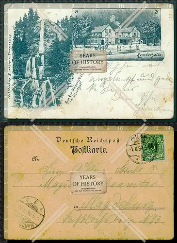 Orig. AK Berlin Litho 1897 gelaufen mehrfach Ansicht