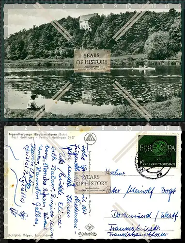 Orig. Foto AK Jugendherberge Niederwenigern an Ruhr Hattingen 