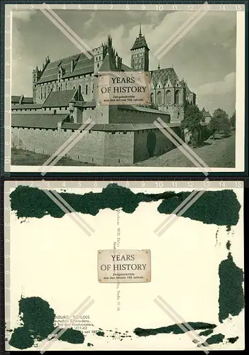 Orig. Foto AK Marienburg Westpreußen Schloss Ansicht