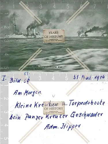 Foto Kreuzer Torpedoboote Panzerkreuzer Geschwader Kriegsschiff Kaiserliche Mar