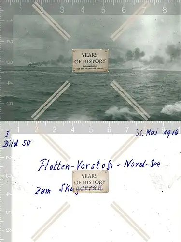 Foto Flotten Vorstoß Nordsee Skagerrak Kriegsschiff Kaiserliche Marine 1916