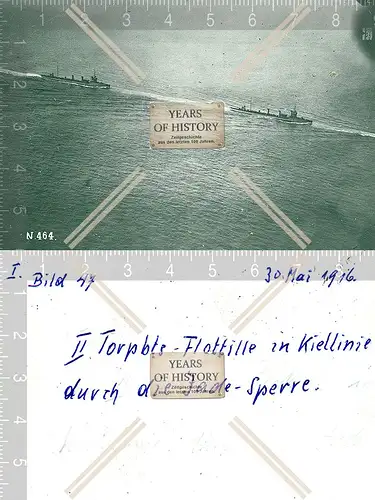 Foto Torpedo Flottille in Kiellinie durch Jade Sperre Kriegsschiff Kaiserliche