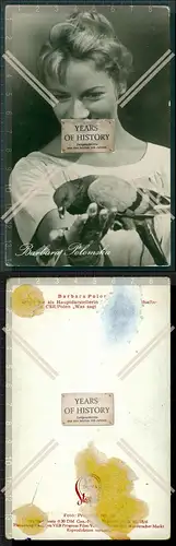 Orig. Autogrammkarte  Barbara Polomska war eine polnische Schauspielerin. Seit 