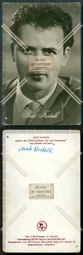 Orig. Autogrammkarte  Bert Fortell war ein österreichischer Schauspieler