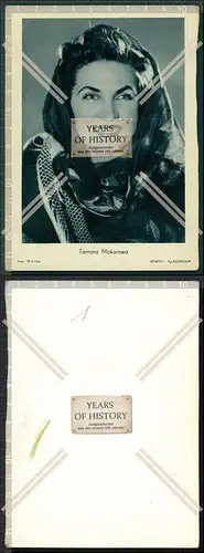 Orig. Autogrammkarte  Tamara Fjodorowna Makarowa war eine sowjetische Film-Scha