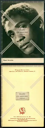 Orig. Autogrammkarte  Miguel Benavides kubanischer Schauspieler