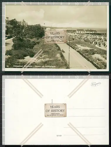 Orig. Foto AK Zinnowitz Insel Usedom Uferpromenade Strand Straßenansicht 1939