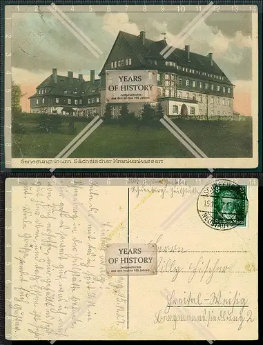 Orig. AK Schneeberg Titisee Neustadt Genesungsheim Sächsischer Krankenhauskass