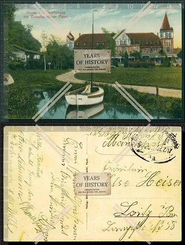 Orig. AK Dreibergen Dorf Bauerschaft Helle Bad Zwischenahn Ammerland Niedersach