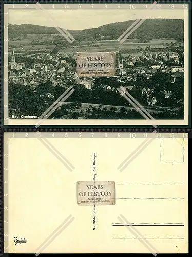 Orig. AK Bad Kissingen 1936 Panorama der Stadt