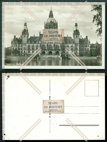 Orig. Foto AK Hannover Rathaus 1940