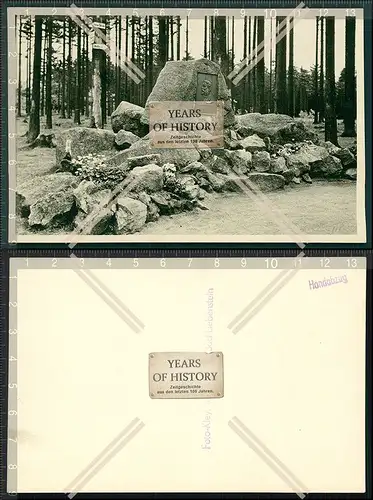 Orig. Foto AK Denkmal Victor v. Scheffel Dreiherrenstein Großen Weißenberg Fo