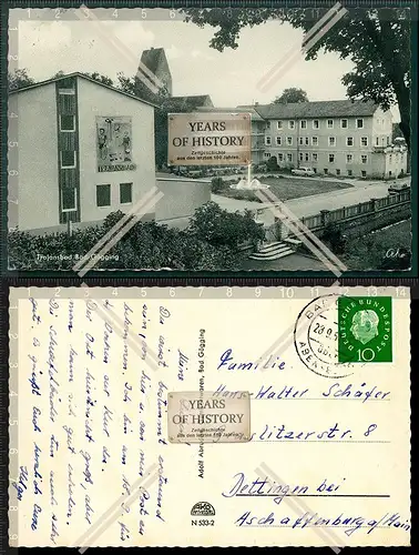 Orig. AK Bad Gögging Trajansbad Kaiser Trajan Kurhotel u. Klinik