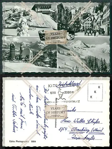 Orig. Foto AK Wintersportparadies Kitzbühel Tirol mehrfach Ansicht