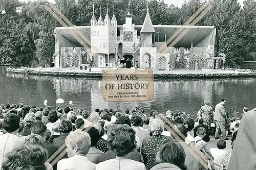 Foto Dortmund 1966 Festspiel Theater am See Bühne