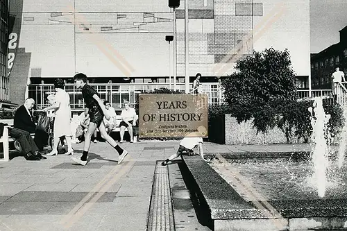 Foto Dortmund 1965 Landesbibliothek Haus Ansicht