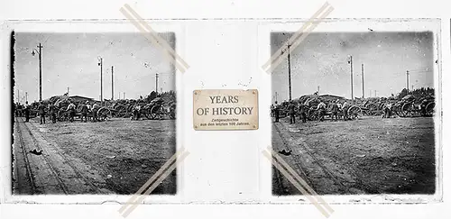 Orig. Stereo Glasdia 1.WK Weltkrieg 1914-18 Ostfront verladen Bahnhof Soldaten