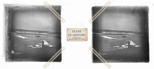 Orig. Stereo Glasdia 1.WK Weltkrieg 1914-18 Ostfront Messgerät Winter Russland
