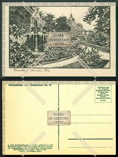 Orig. AK Corneliusplatz Düsseldorf Königsallee