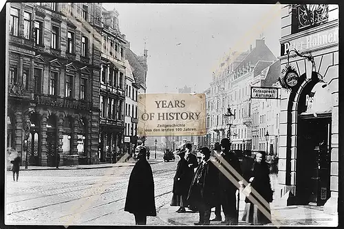 Foto Köln 1944-46 Haus Geschäft Peter Höhner Restauration Schild Fernsprecha