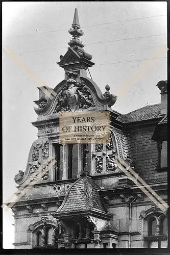 Foto Köln 1944-46 Haus Gebäude schönes Dach Verzierung Figur