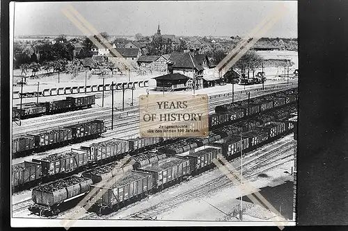 Foto Köln 1944-46 Bahnhof Schienen Zugverkehr Zug Lok Lokomotive