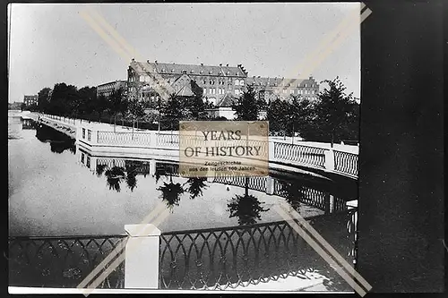 Foto Köln 1944-46 Ufer Promenade Rhein Gebäude